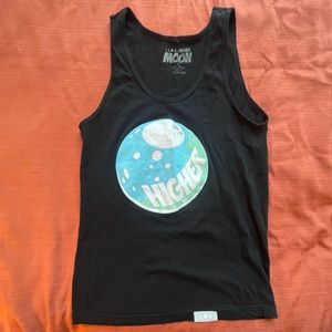 Vintage Higher Moon Urban Wear Women’s Black Tank